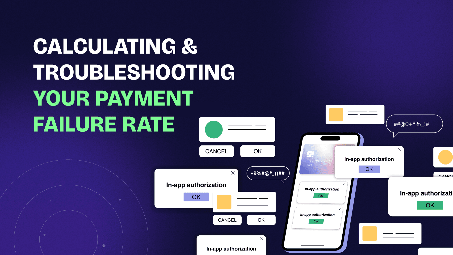 Calculating & troubleshooting your payment failure rate